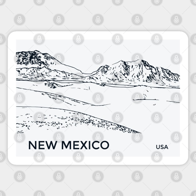New Mexico USA Sticker by Lakeric